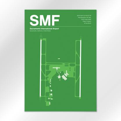 SMF Airport Diagram