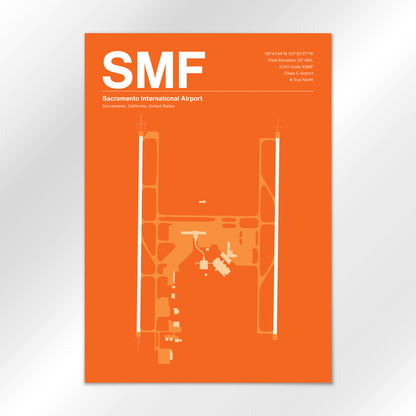 SMF Airport Diagram