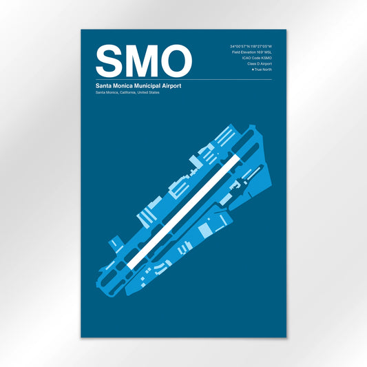 SMO | Santa Monica - Skyline Blue - 12×18" - No Frame