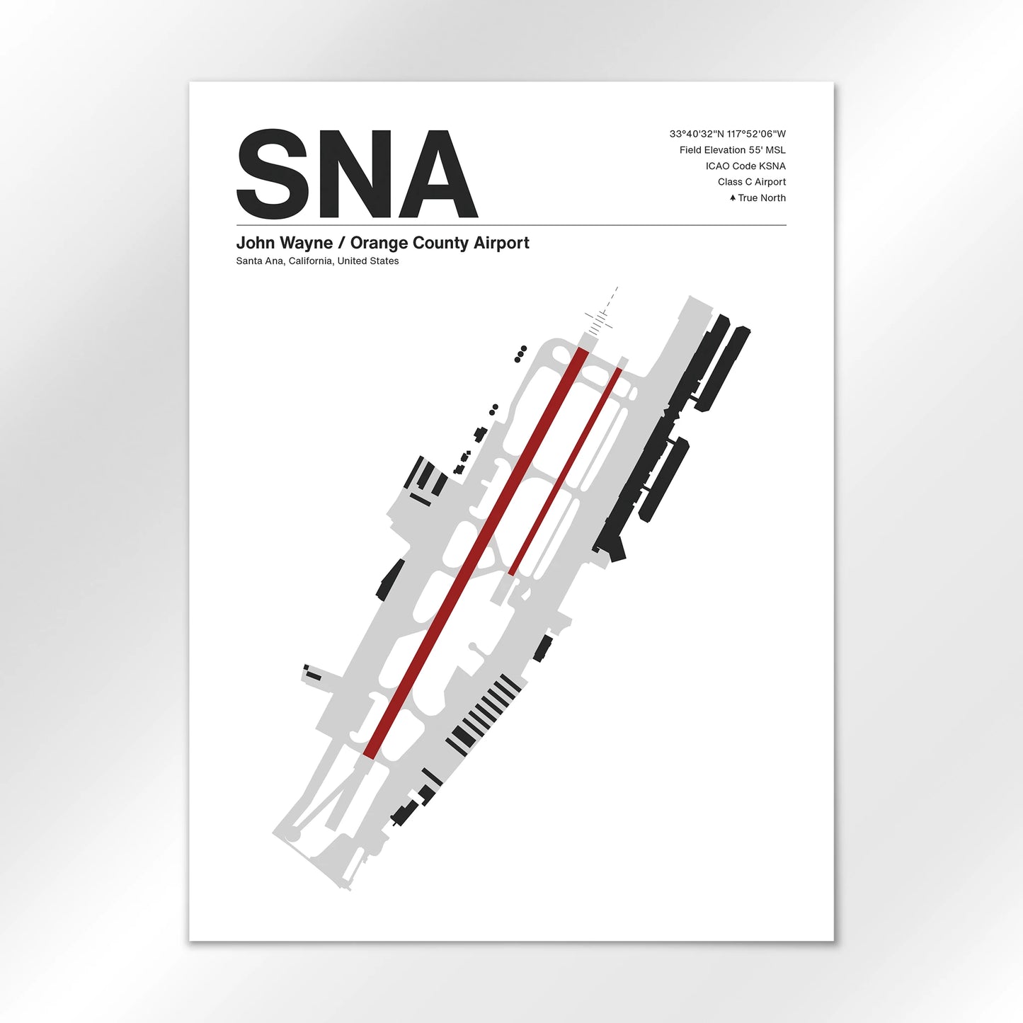 SNA Airport Diagram
