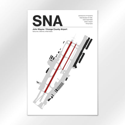 SNA Airport Diagram