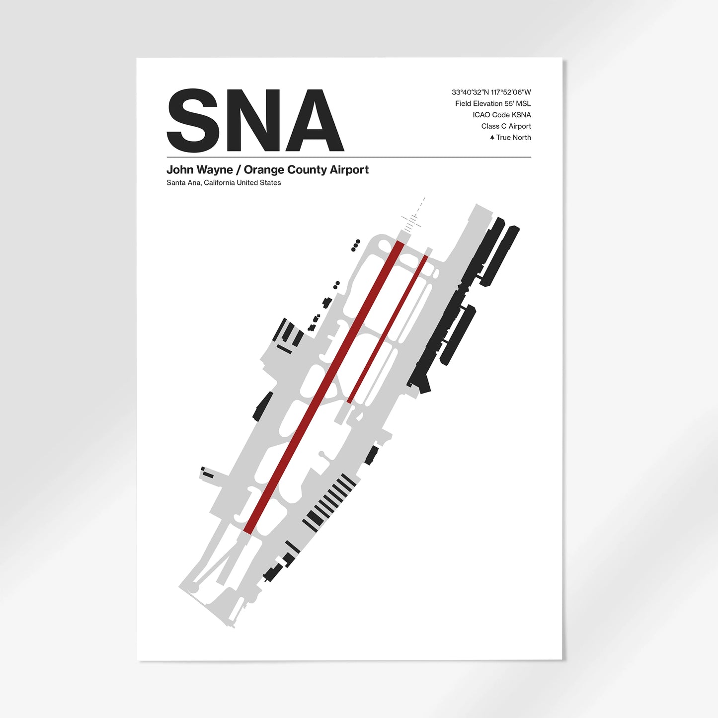 SNA Airport Diagram