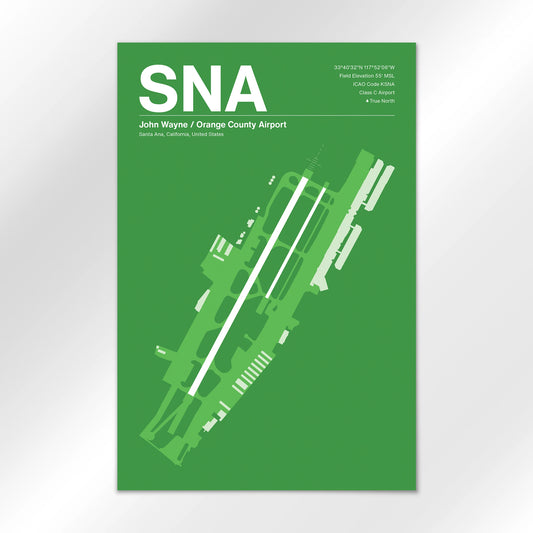 SNA | Santa Ana - Overland Green - 12×18" - No Frame