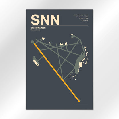 SNN Airport Diagram