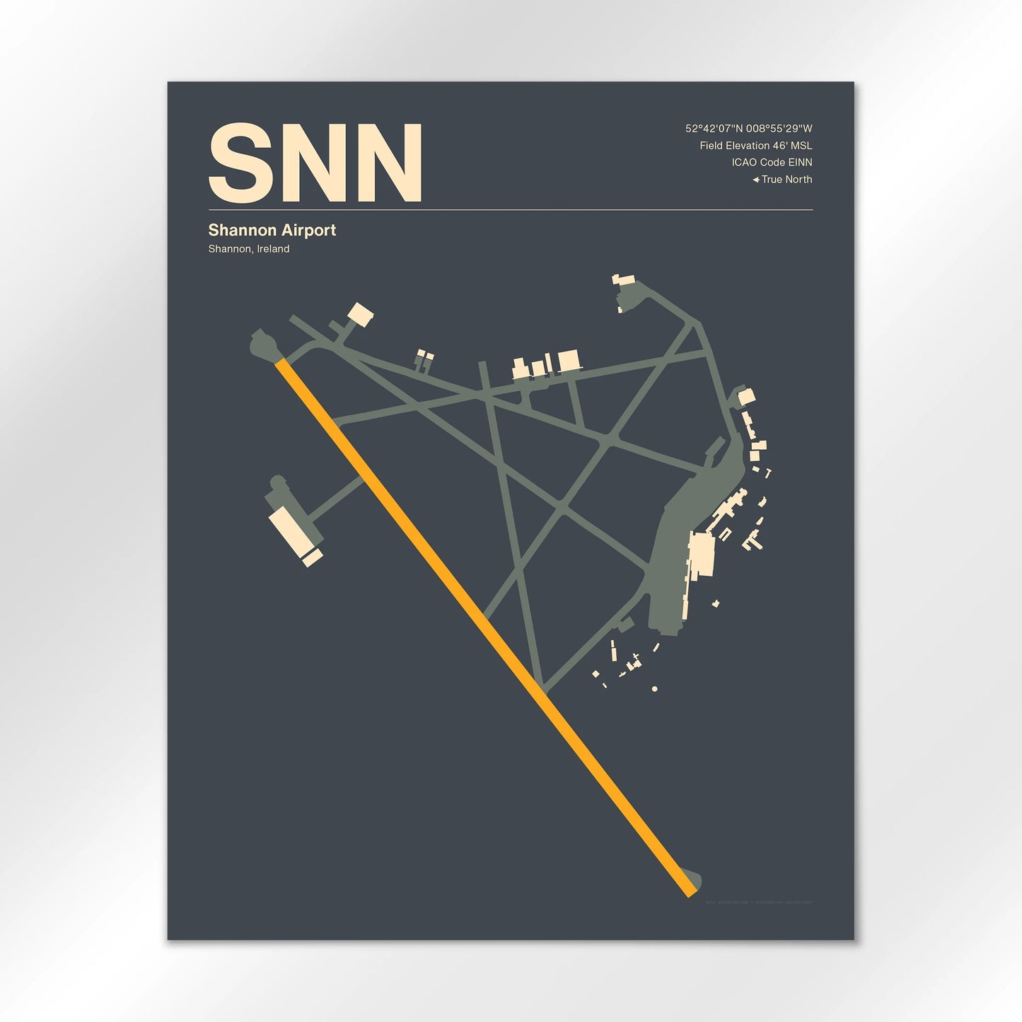 SNN Airport Diagram
