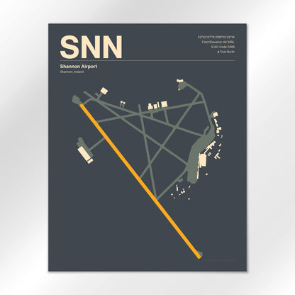 SNN Airport Diagram
