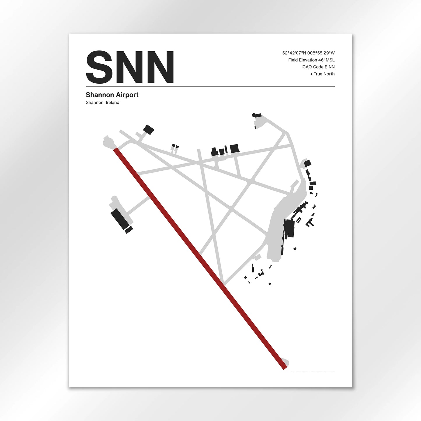 SNN Airport Diagram