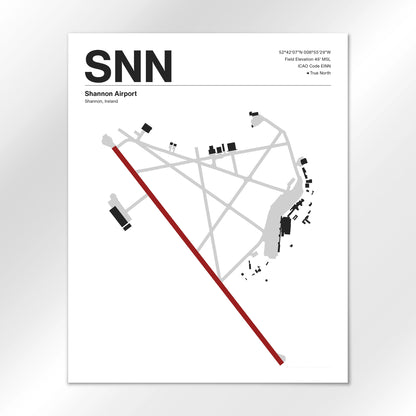 SNN Airport Diagram