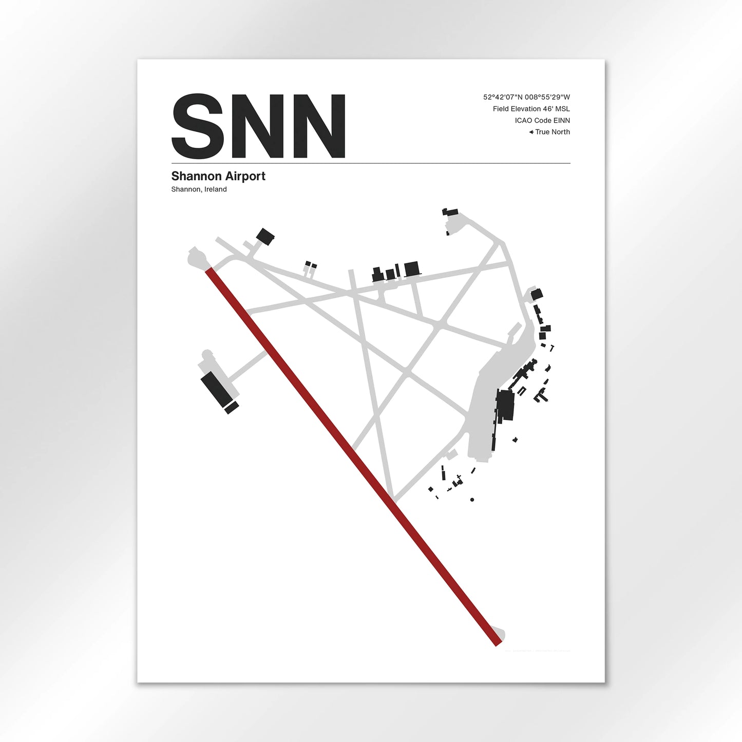 SNN Airport Diagram