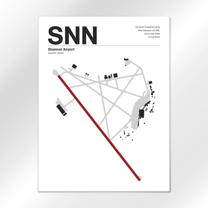SNN Airport Diagram