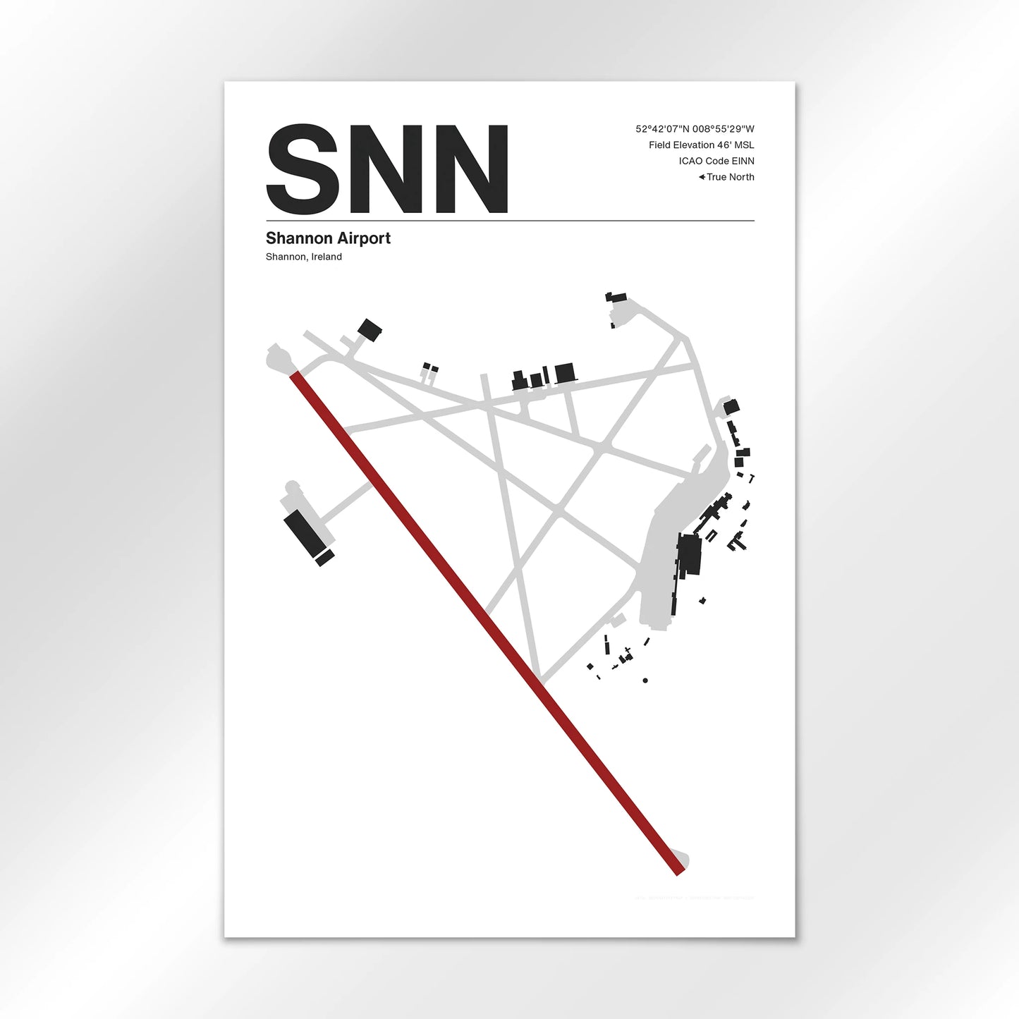 SNN Airport Diagram
