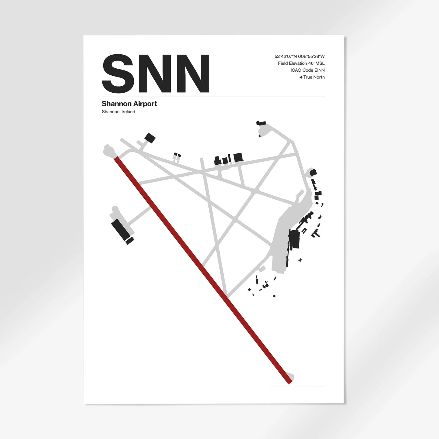 SNN Airport Diagram