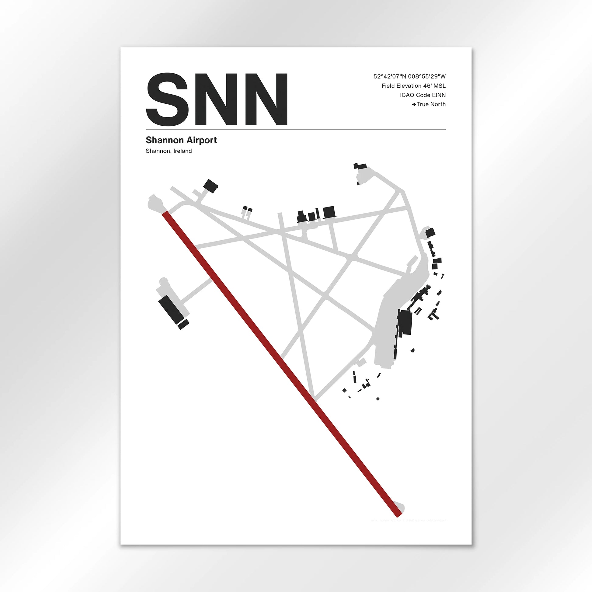 SNN Airport Diagram
