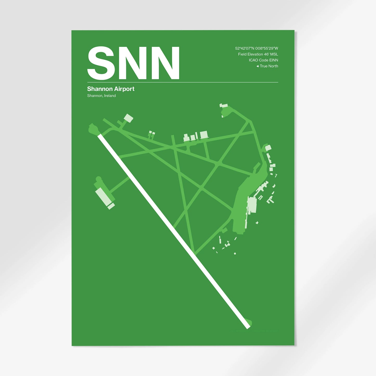 SNN Airport Diagram