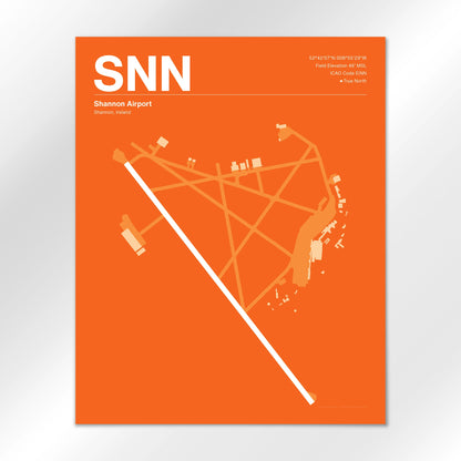 SNN Airport Diagram