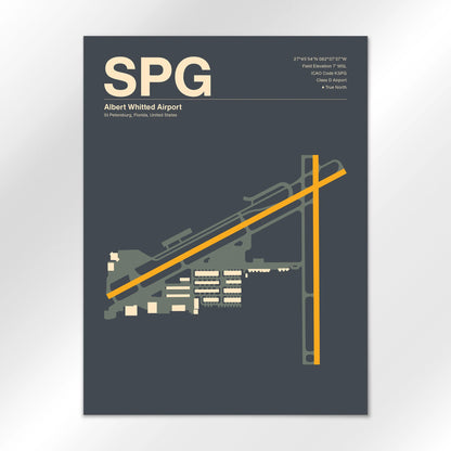 SPG Airport Diagram