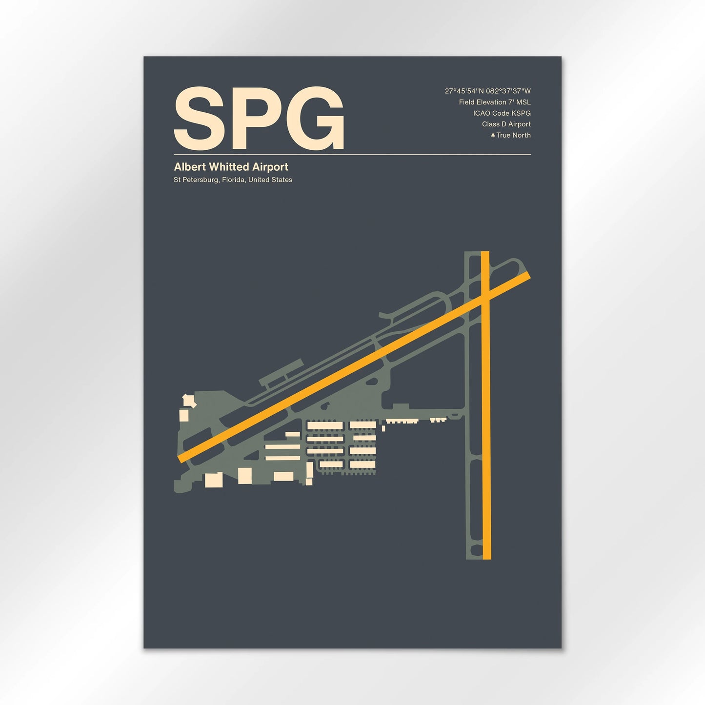 SPG Airport Diagram