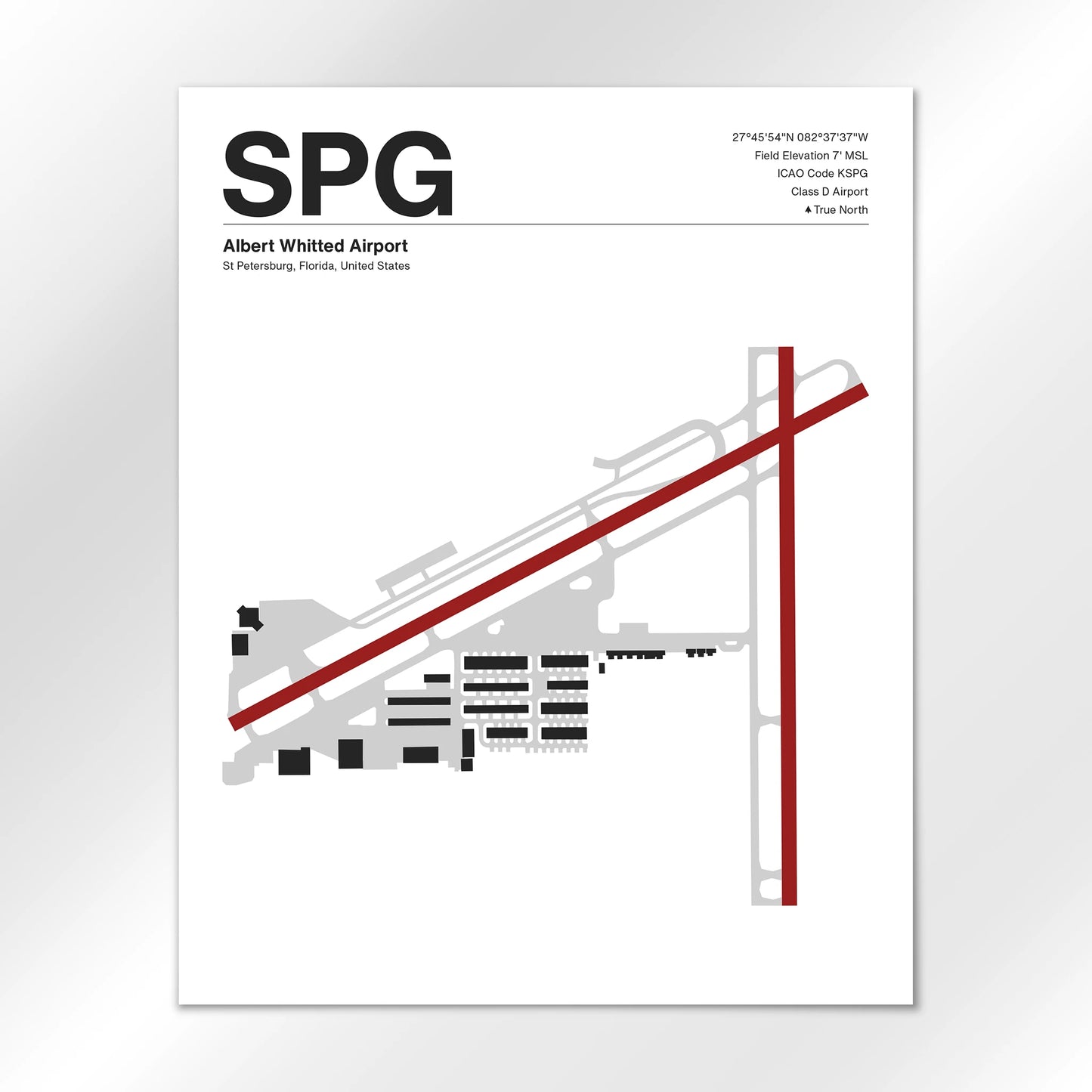 SPG Airport Diagram