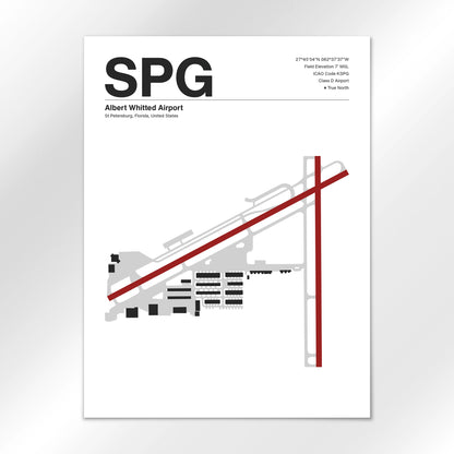 SPG Airport Diagram
