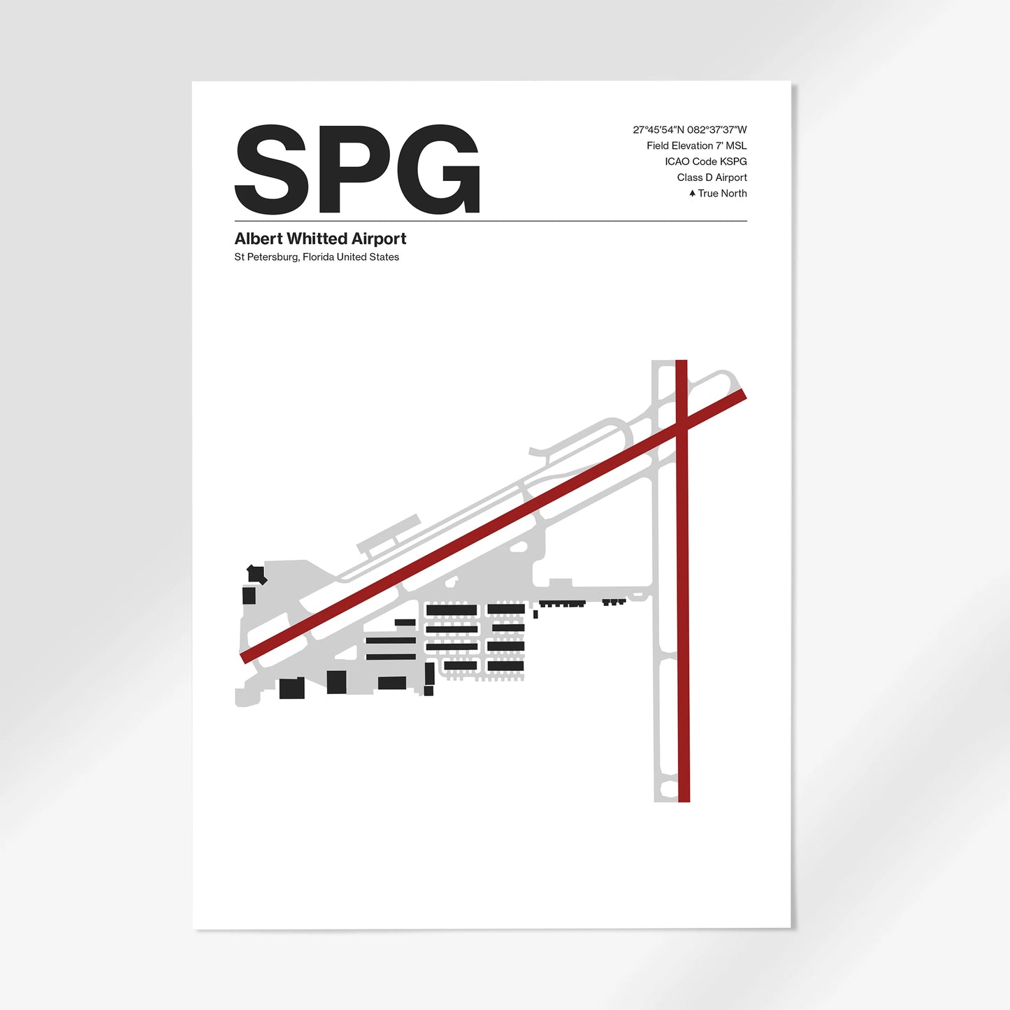 SPG Airport Diagram