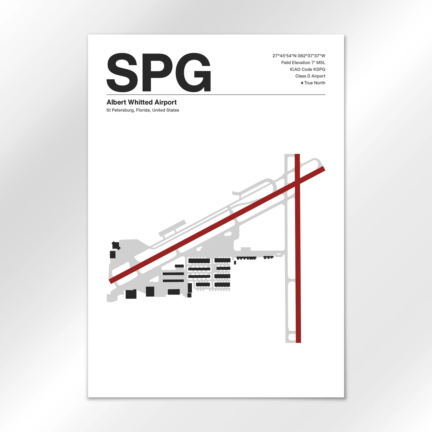 SPG Airport Diagram