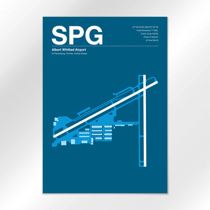 SPG Airport Diagram