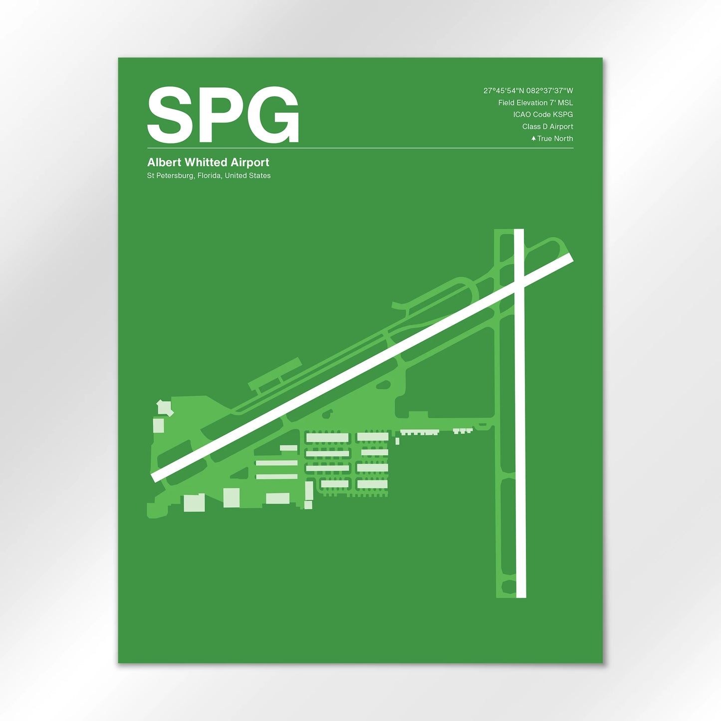 SPG Airport Diagram