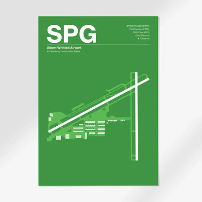 SPG Airport Diagram
