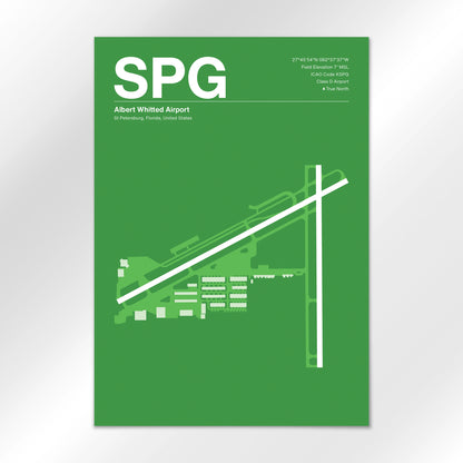 SPG Airport Diagram