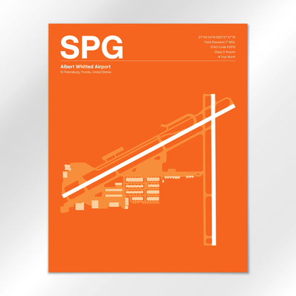 SPG Airport Diagram