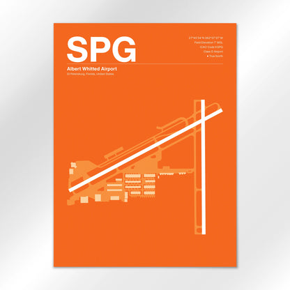 SPG Airport Diagram
