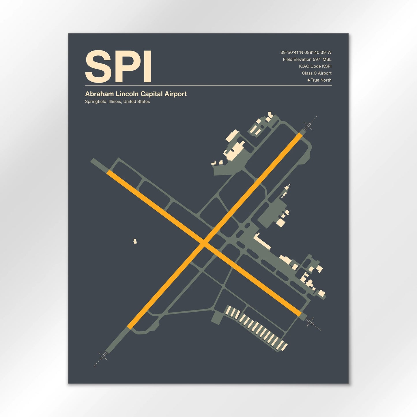 SPI Airport Diagram
