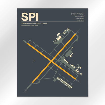 SPI Airport Diagram