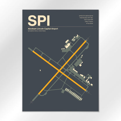 SPI Airport Diagram