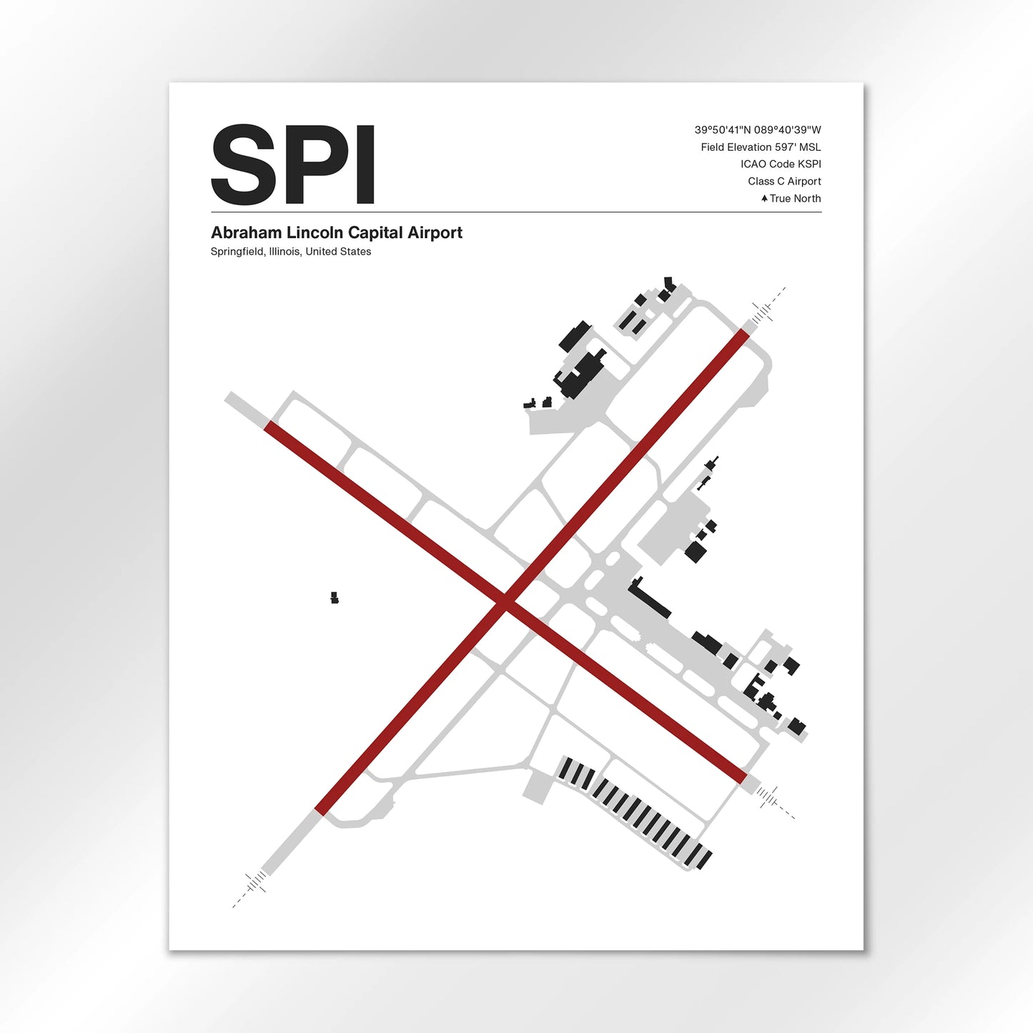 SPI Airport Diagram
