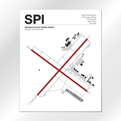 SPI Airport Diagram