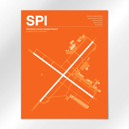SPI Airport Diagram
