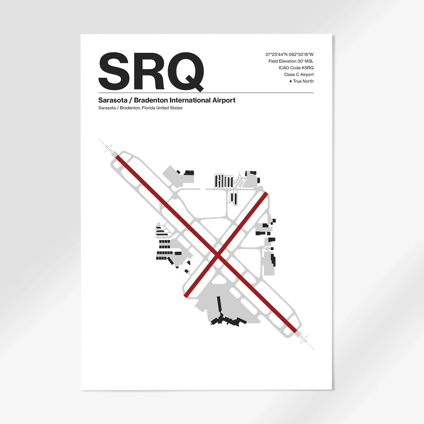 SRQ Airport Diagram