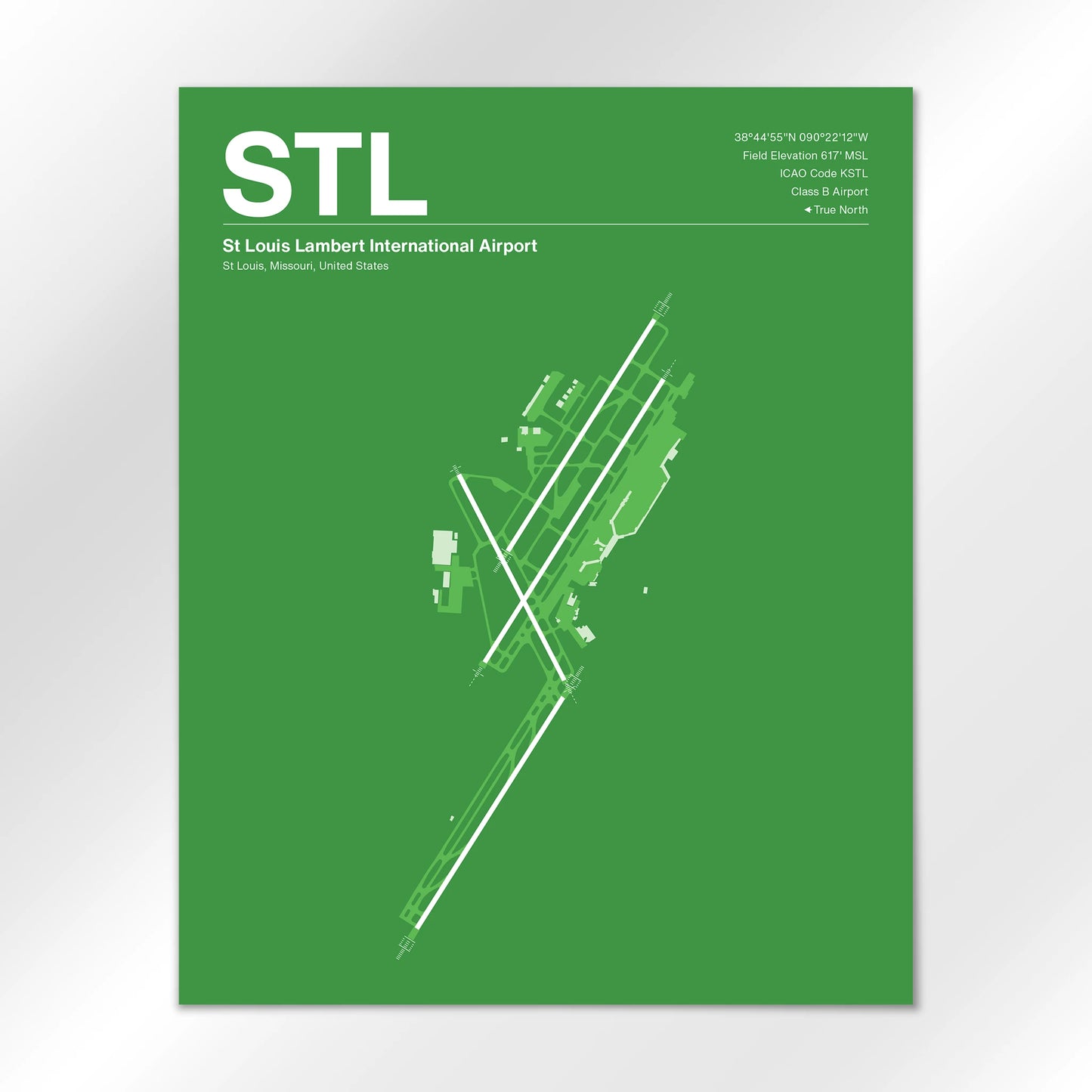 STL | St Louis - Overland Green - 16×20" - No Frame