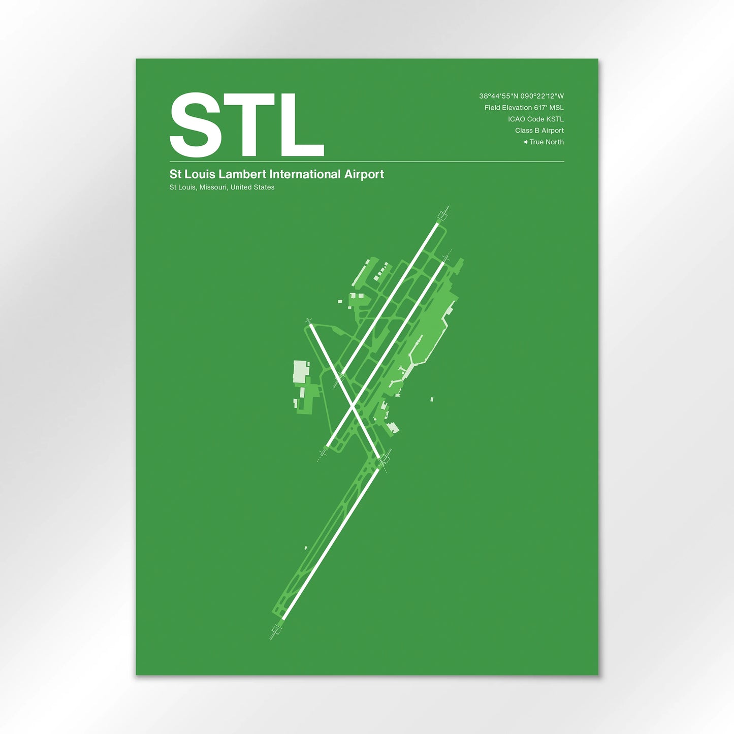STL | St Louis - Overland Green - 18×24" - No Frame