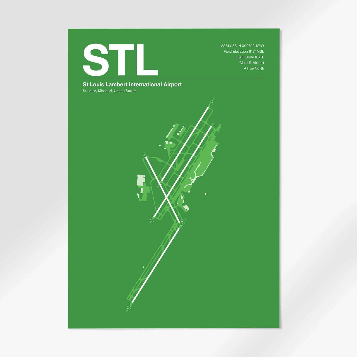 STL | St Louis - Overland Green - A1 - No Frame