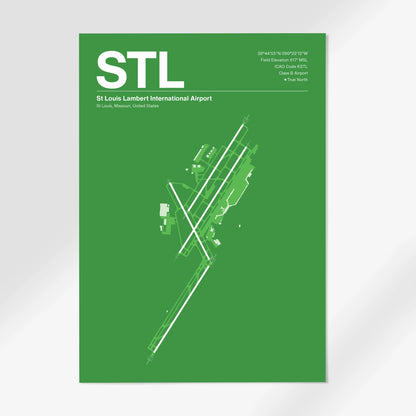 STL | St Louis - Overland Green - A1 - No Frame