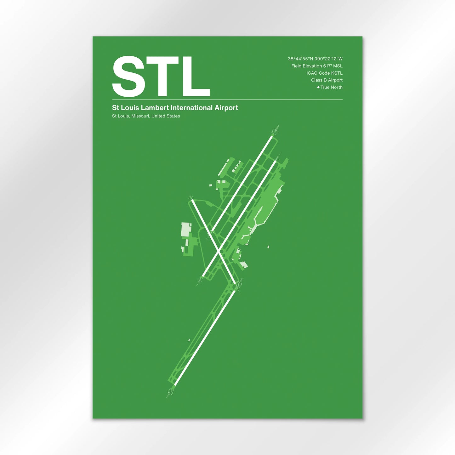 STL | St Louis - Overland Green - A1 - No Frame