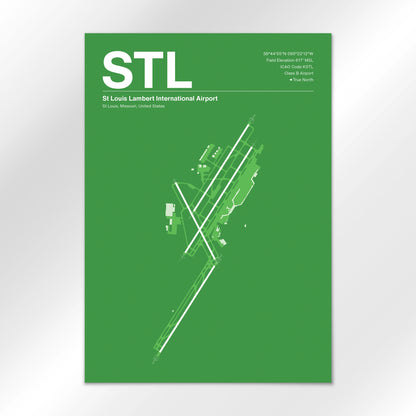 STL | St Louis - Overland Green - A1 - No Frame