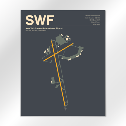 SWF Airport Diagram