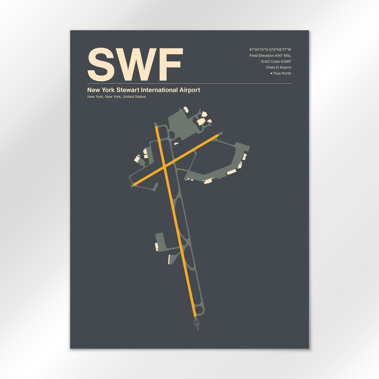 SWF Airport Diagram