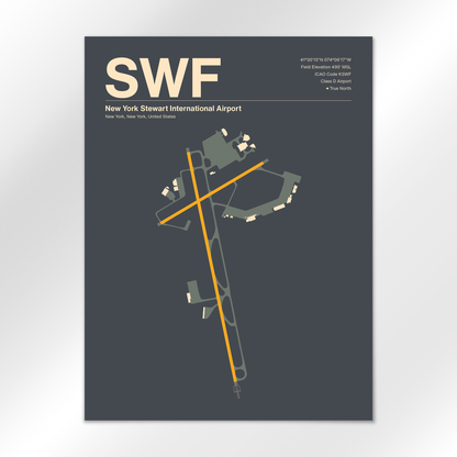 SWF Airport Diagram