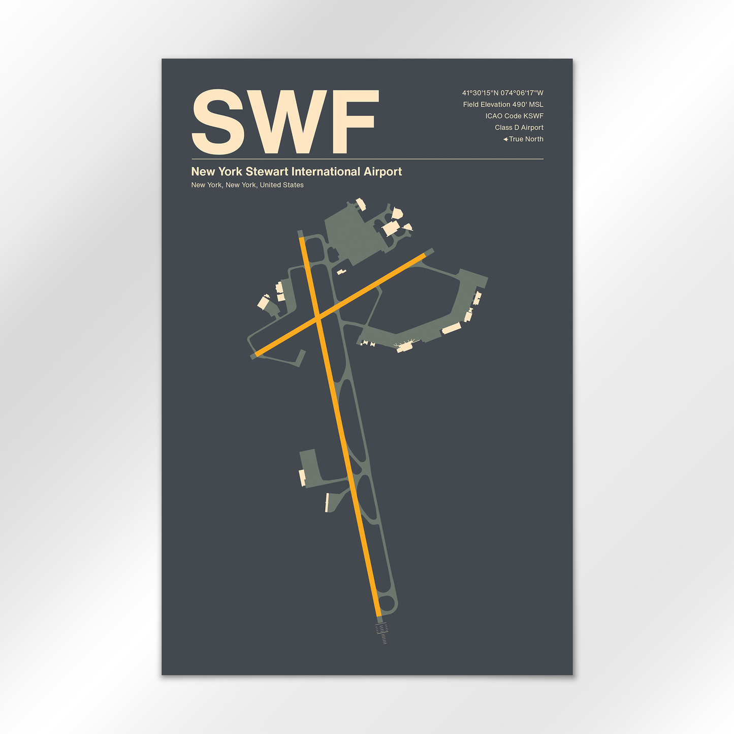 SWF Airport Diagram