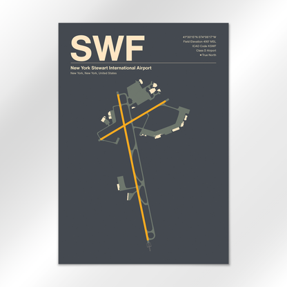 SWF Airport Diagram