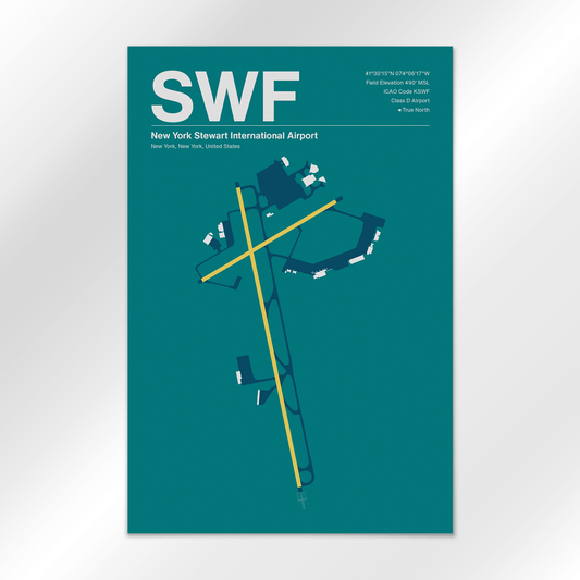 SWF | New York - Mid - Century Moss - 12×18" - No Frame